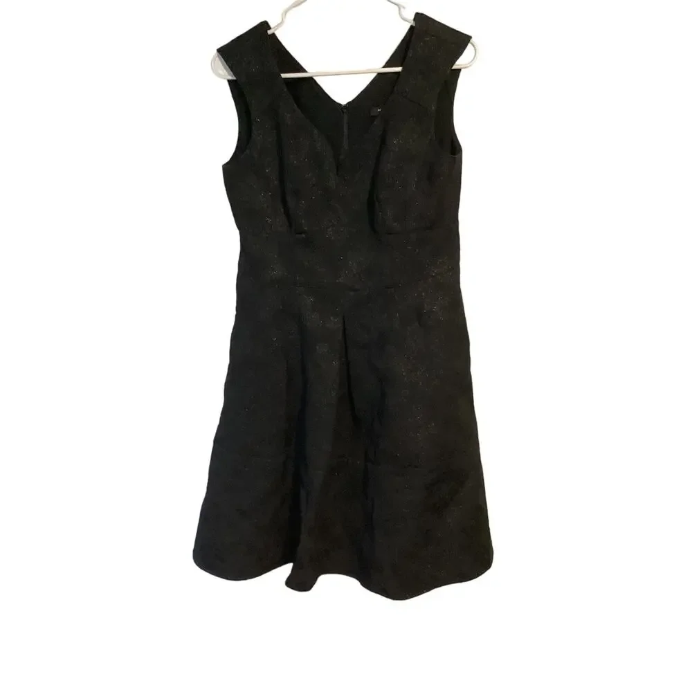 1149  Nanette Lepore Black Dress Lined Mini Size 6